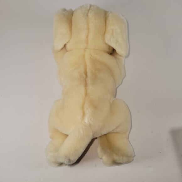 Plush Lab Puppy Dog Stuffed Animal Cream 9" Soft Toy - Picture 8 of 13